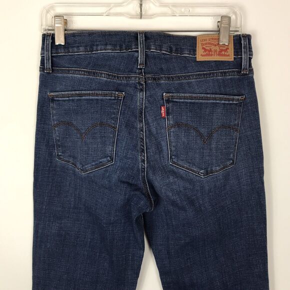 Levi's Jeans‎ 29 Slimming Boot Cut Denim Med Wash Blue Womens Stretch Mid Rise - Picture 7 of 9